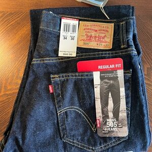Levi's Men's 505 Straight Jeans - Indigo